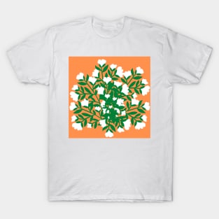 White abundant flowers T-Shirt